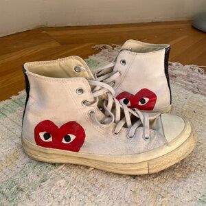 Commas Des Garçons White All Stars